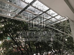 云影花园加装钢结构阳台、阳台栏杆、玻璃雨棚 LG-039