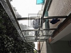 云影花园加装钢结构阳台、阳台栏杆、玻璃雨棚 LG-039