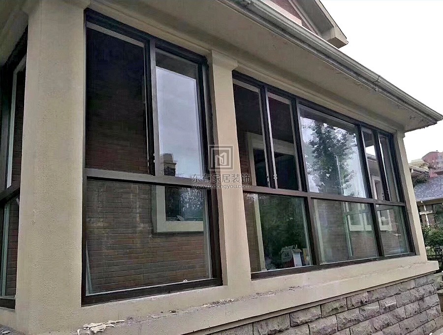 广州别墅铝合金窗封阳台、阳光房 MC-003