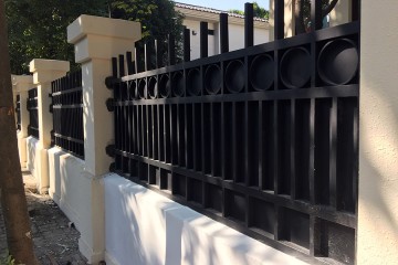 二沙岛不锈钢氟碳漆围栏更换 LG-014