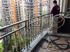 富力现代广场阳台栏杆、隐形防盗网 LG-036