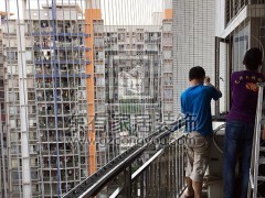 富力现代广场阳台隐形防盗网 LG-036