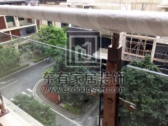 御金沙晓岛别墅阳台不锈钢玻璃红古铜色栏杆 LG-032