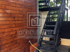 广州二沙岛丁生烤漆不锈钢楼梯 FS-018