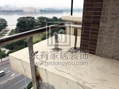 金沙洲江悦湾陈先生阳台玻璃栏杆 LG-053