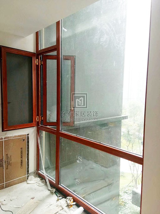 铝合金仿木纹门窗、阳光房 MC-138