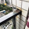 天河嘉宝华庭王先生阳台不锈钢玻璃栏杆 LG-076