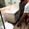 美式风格阳台洗衣机柜、洗手盆柜更换 YTG-002