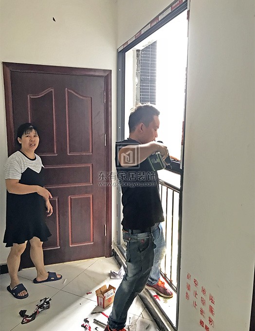 阳光城丽景湾楼盘公共区域加装铝合金窗 MC-170
