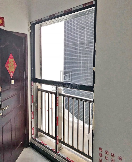 阳光城丽景湾楼盘公共区域加装铝合金窗 MC-170
