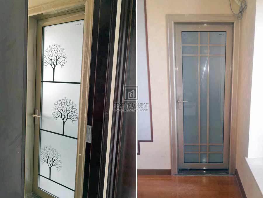 雅居乐富春山居全屋项目、铝合金窗纱一体门窗、推拉门、隐形防盗网