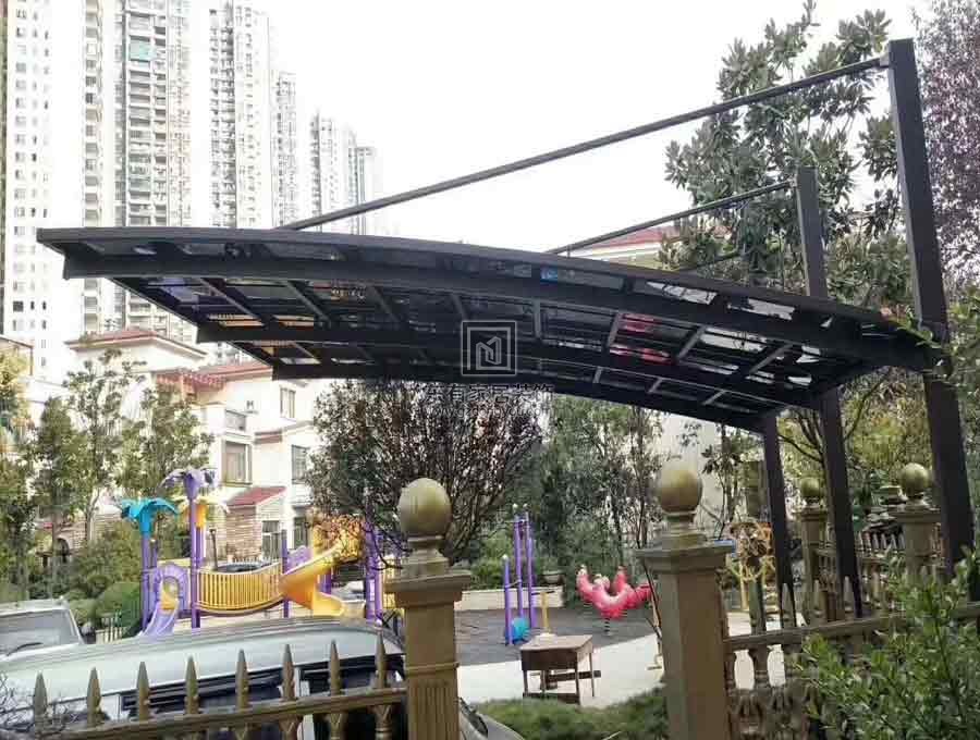 别墅铝合金阳光板雨棚