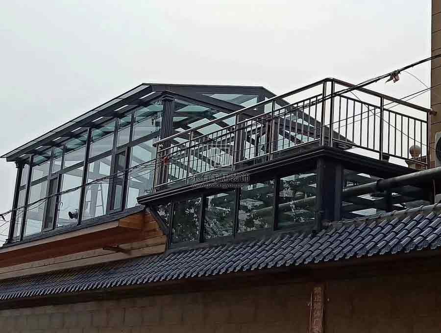 新塘新世界花园阳光房、铝合金雨棚、阳光板雨棚